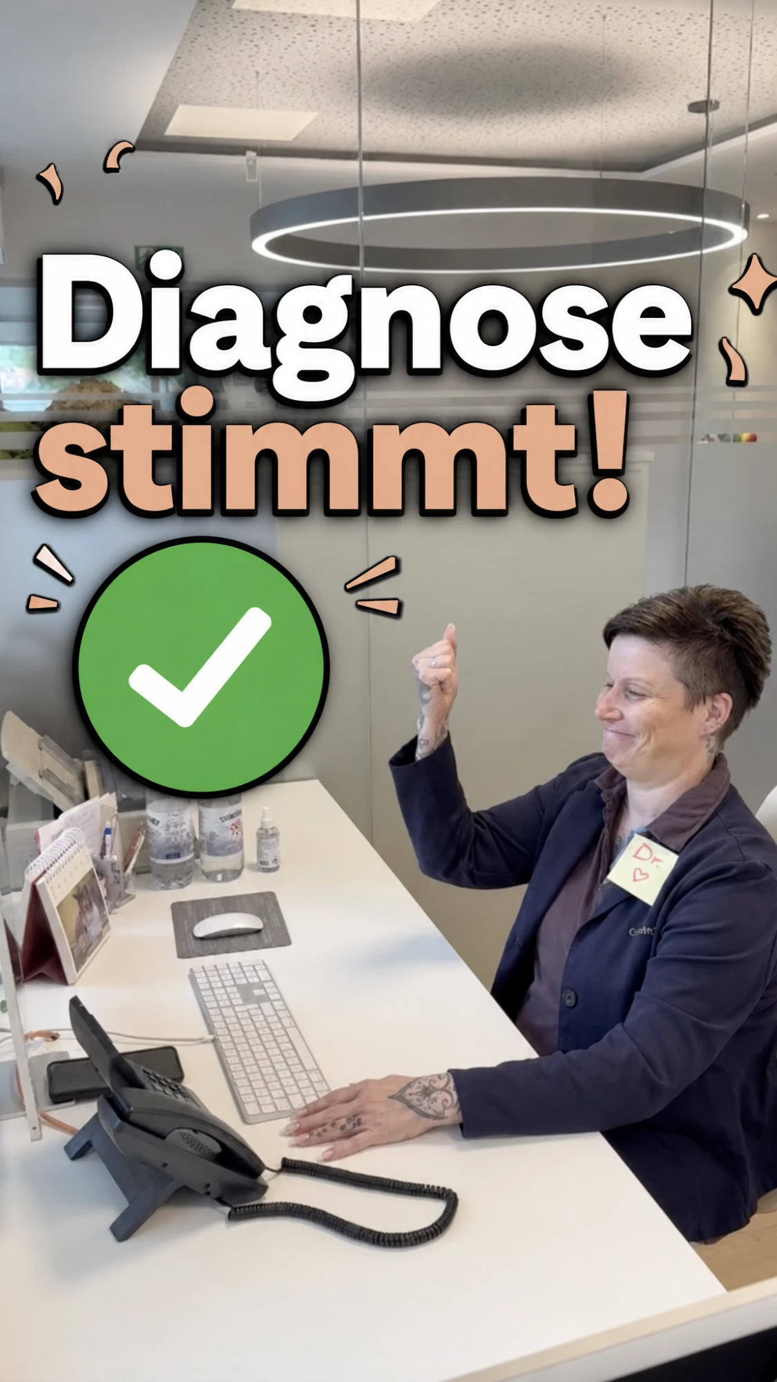 Thumbnail ‚Diagnose stimmt!' mit Team-Szene