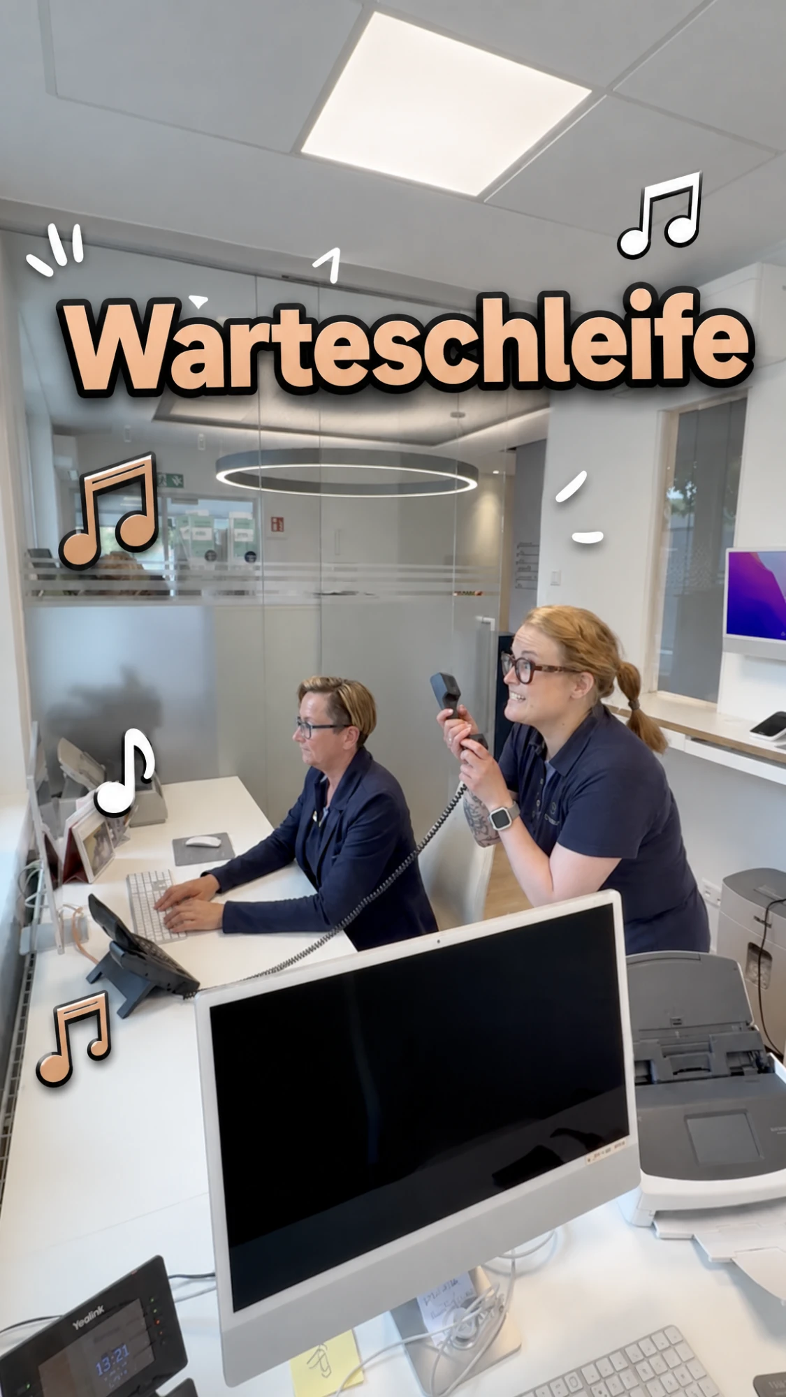 Thumbnail ‚Warteschleife' am Empfang
