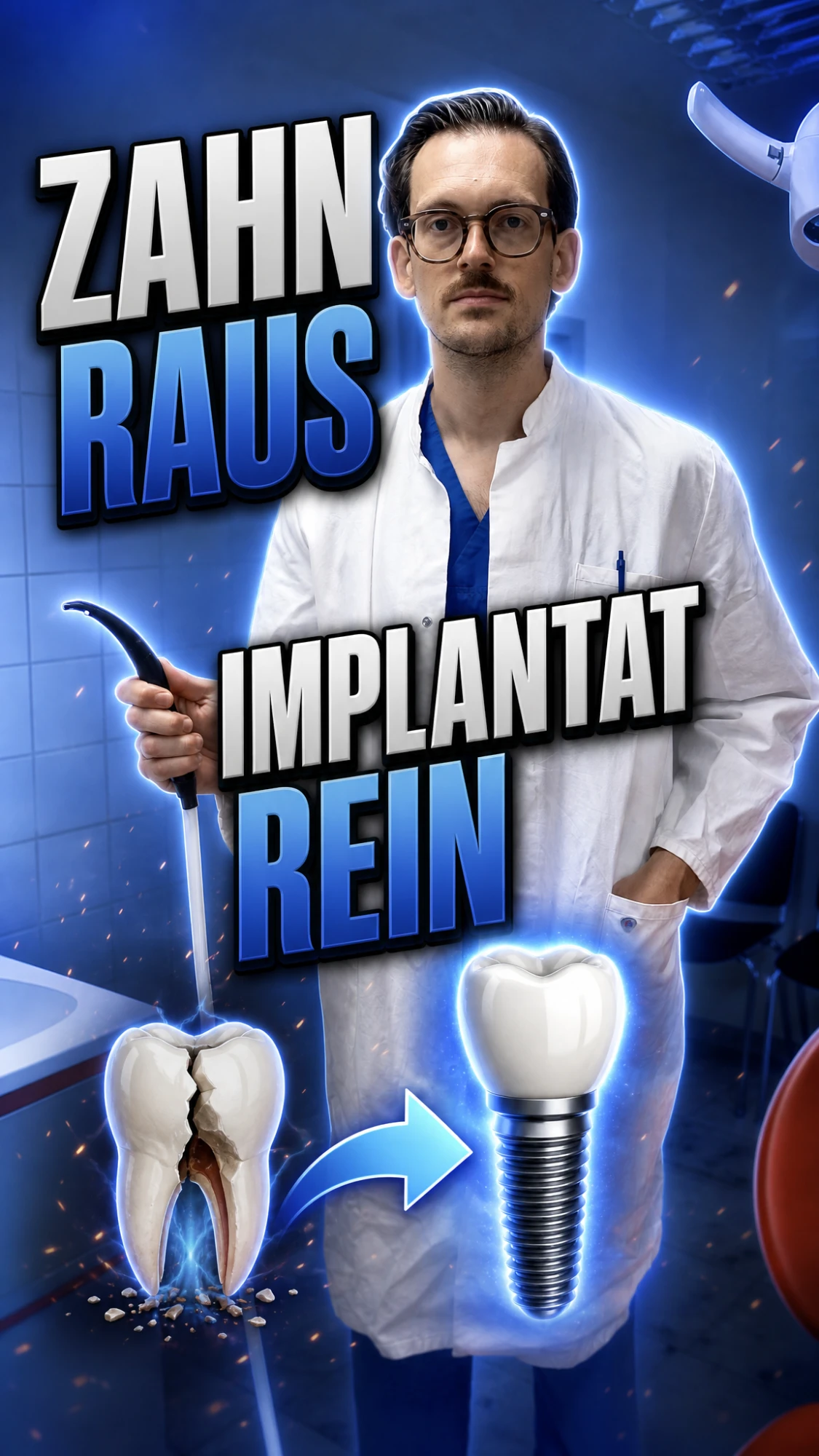 Thumbnail ‚Zahn raus, Implantat rein'
